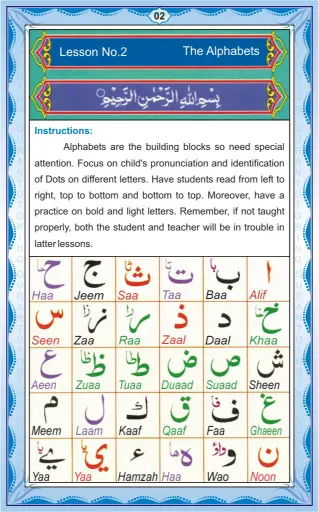 Qaida Page 1 | Complete Guide How to Start Quran Learning 1 Qaida Page 1