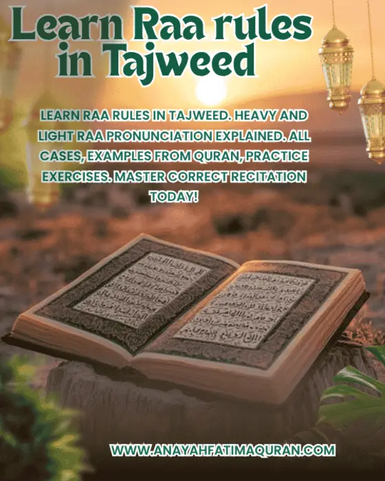 Raa Rules Complete Guide | Tafkheem and Tarqeeq in Tajweed 1 raa rules