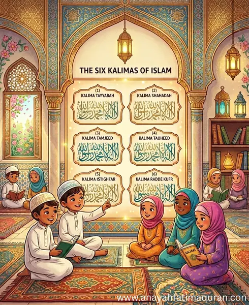 6 Kalimas in Islam Complete Guide | Faith Declaration Pillars 1 6 kalimas in islam