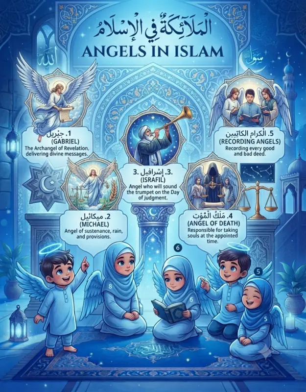Angels in Islam Complete Guide | Belief in Angels Explained 1 Angels in Islam