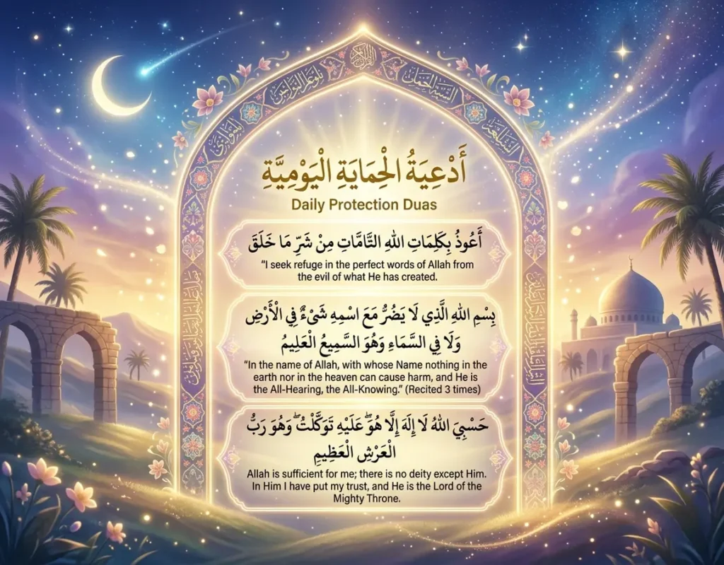 Daily Protection Duas Complete Guide | Comprehensive Collection 1 daily protection duas